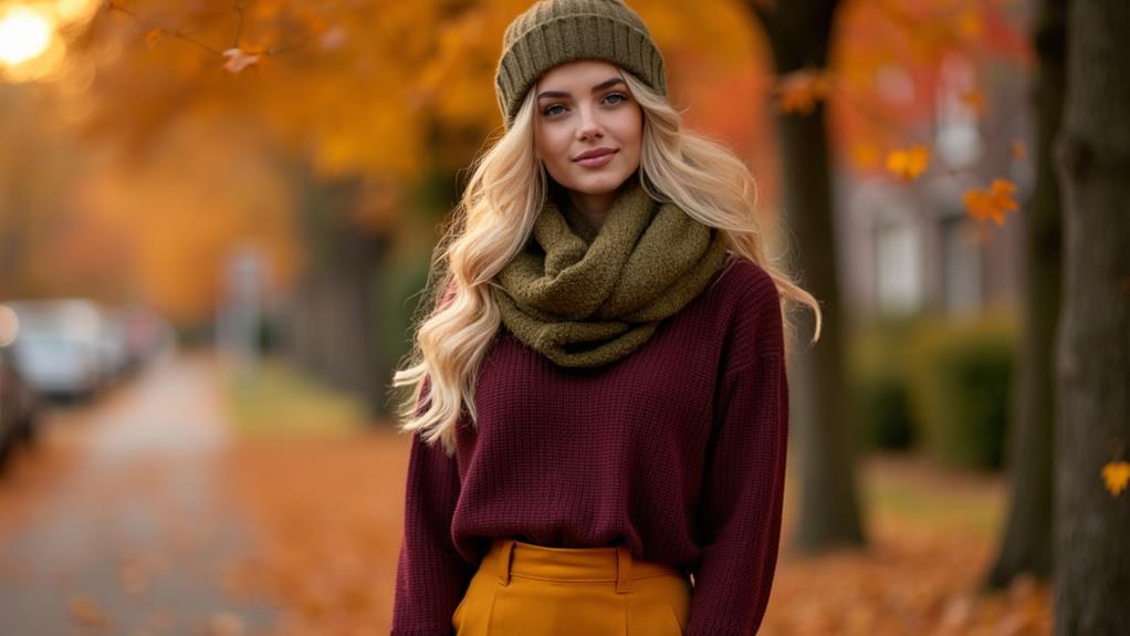 autumn color fashion tips