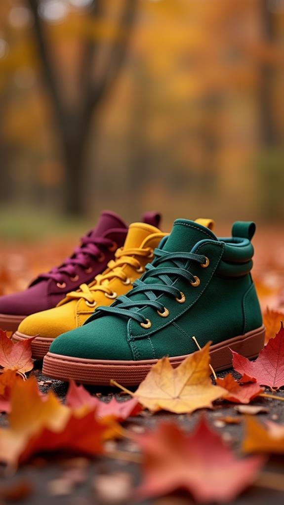 autumn sneaker color trends