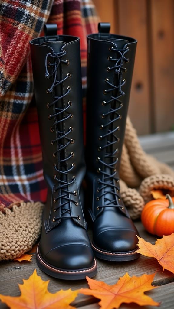 chic military inspired footwear