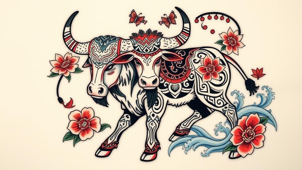 classic ox ink design