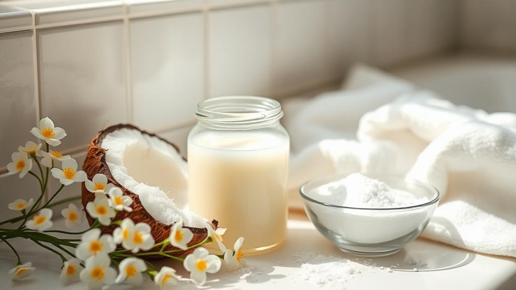 coconut oil baking soda effects