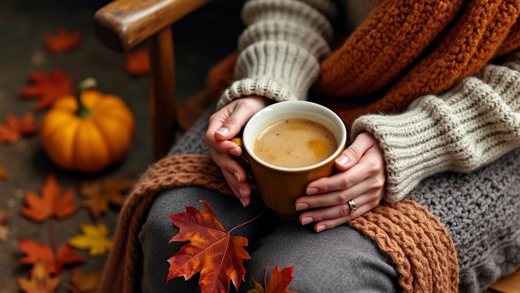 cozy fall outfit fabrics