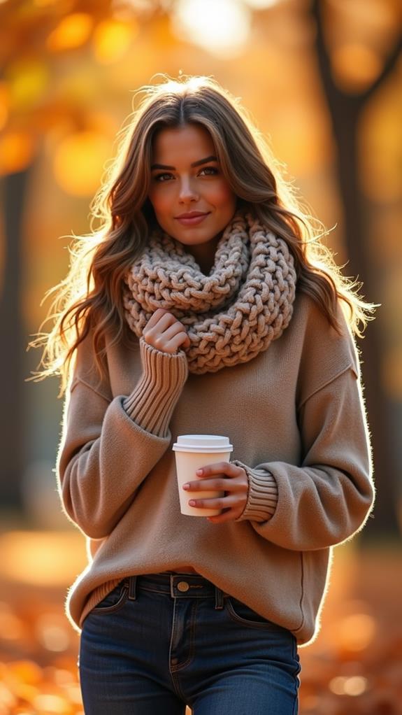 cozy fashionable winter accessories