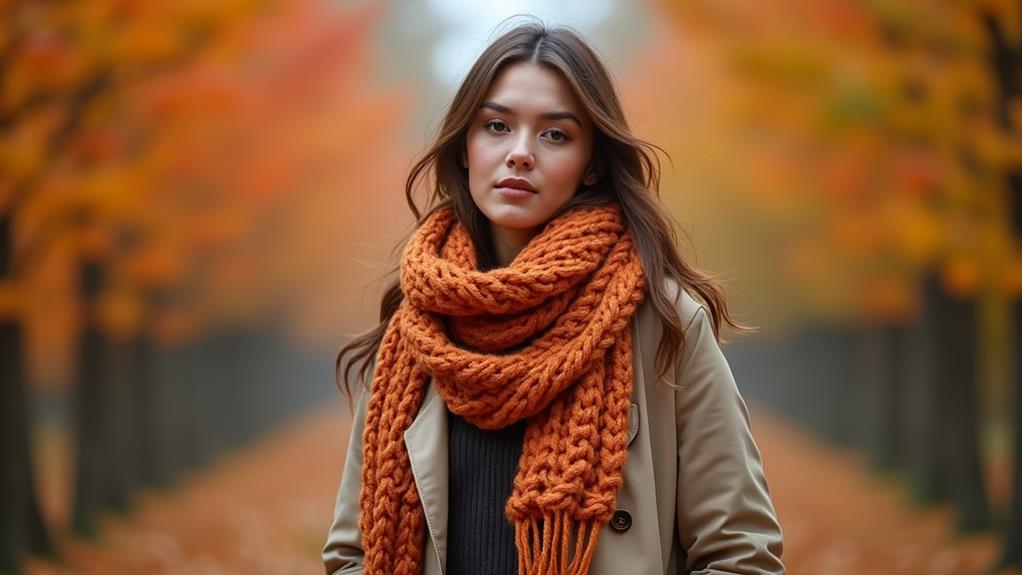 cozy fashionable winter accessory