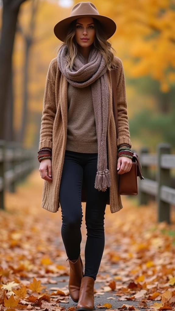 enhancing layered outfits stylishly