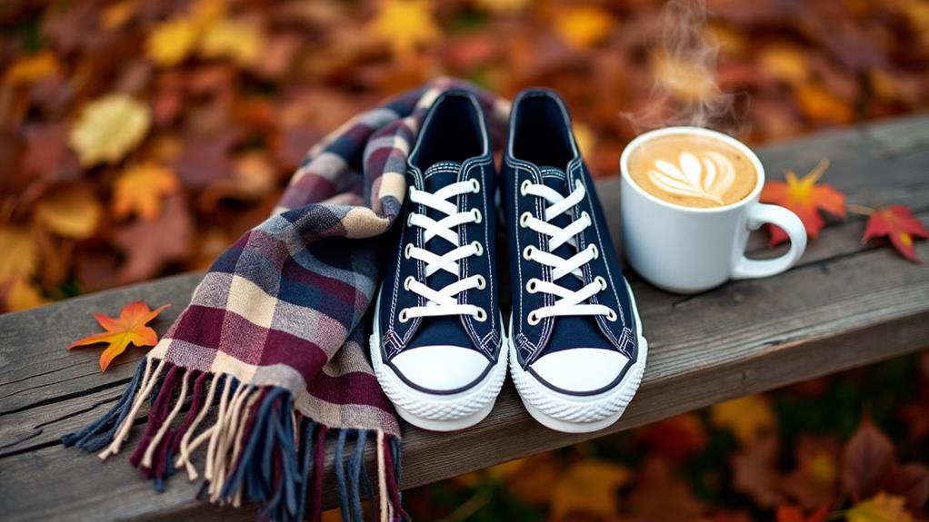 fall fashion stylish sneakers