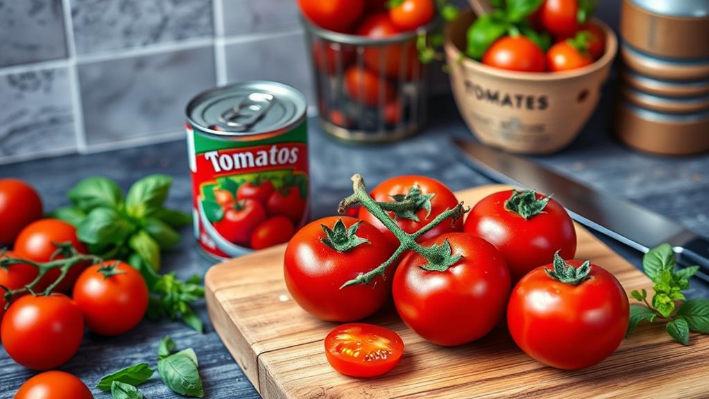 fresh versus canned tomatoes