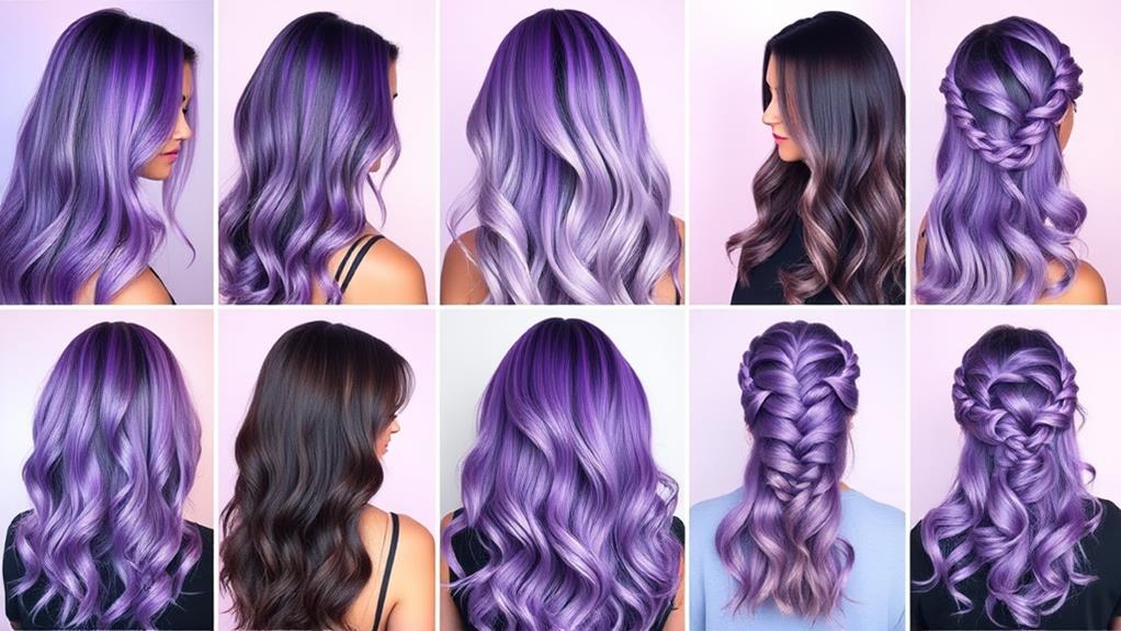 stunning purple ombre inspirations