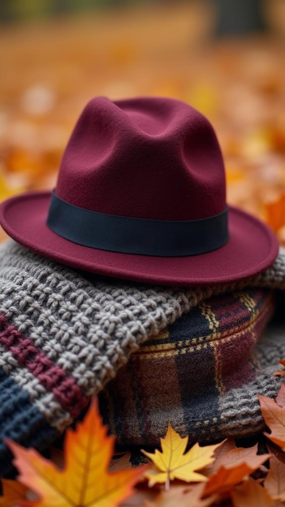 stylish wool fedora hat