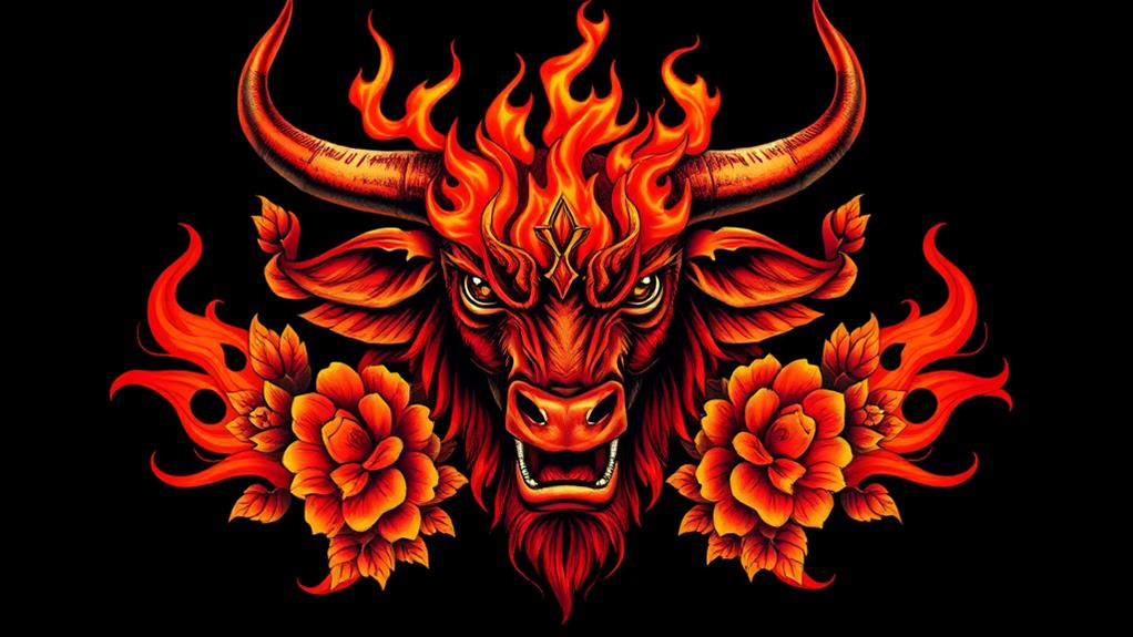 tattoo of fire ox