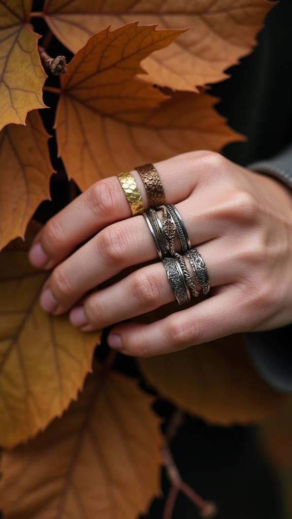 textured ring designs