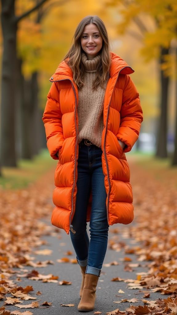 trendy insulated winter outerwear