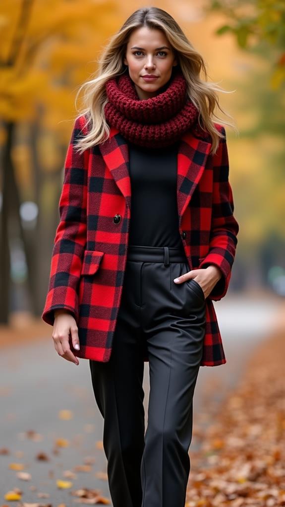 vibrant checkered fashion styles