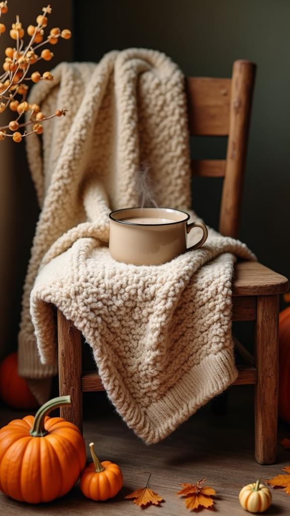 warm chenille layering comfort